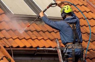 Démoussage et hydrofuge de toiture à Lugarde